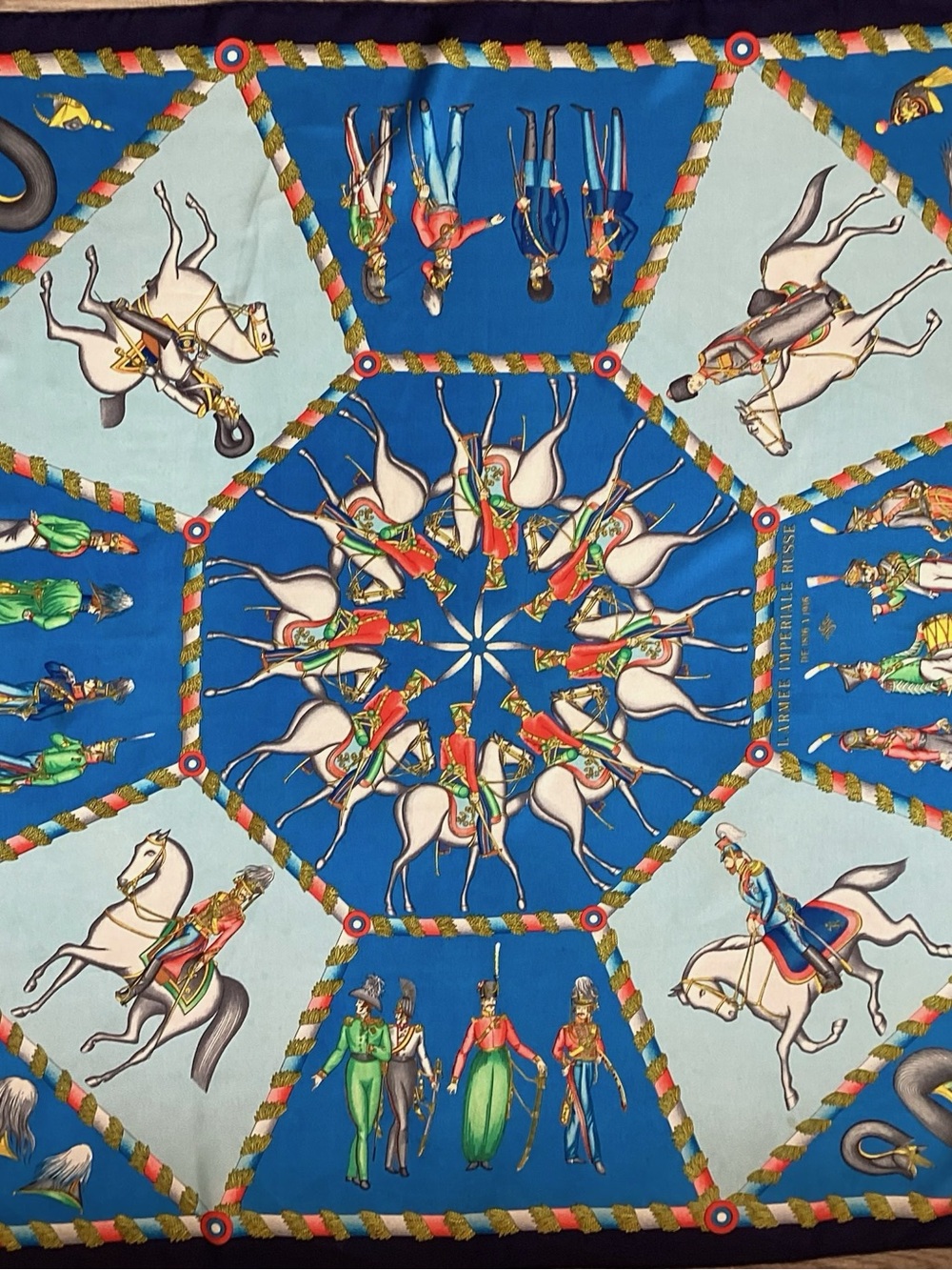 Silk Hermes 90 carre.